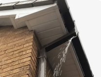 Maintenance Leaking Gutter Corner