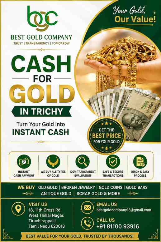Cash for Gold in Trichy