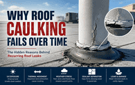 Why Roof Caulking Fails Over Time