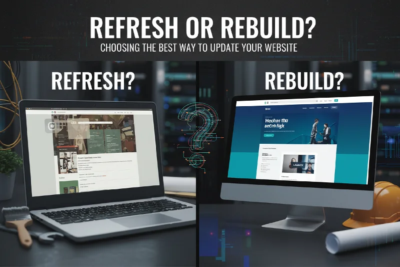 Refresh or Rebuild Website Best Update Decision Guide