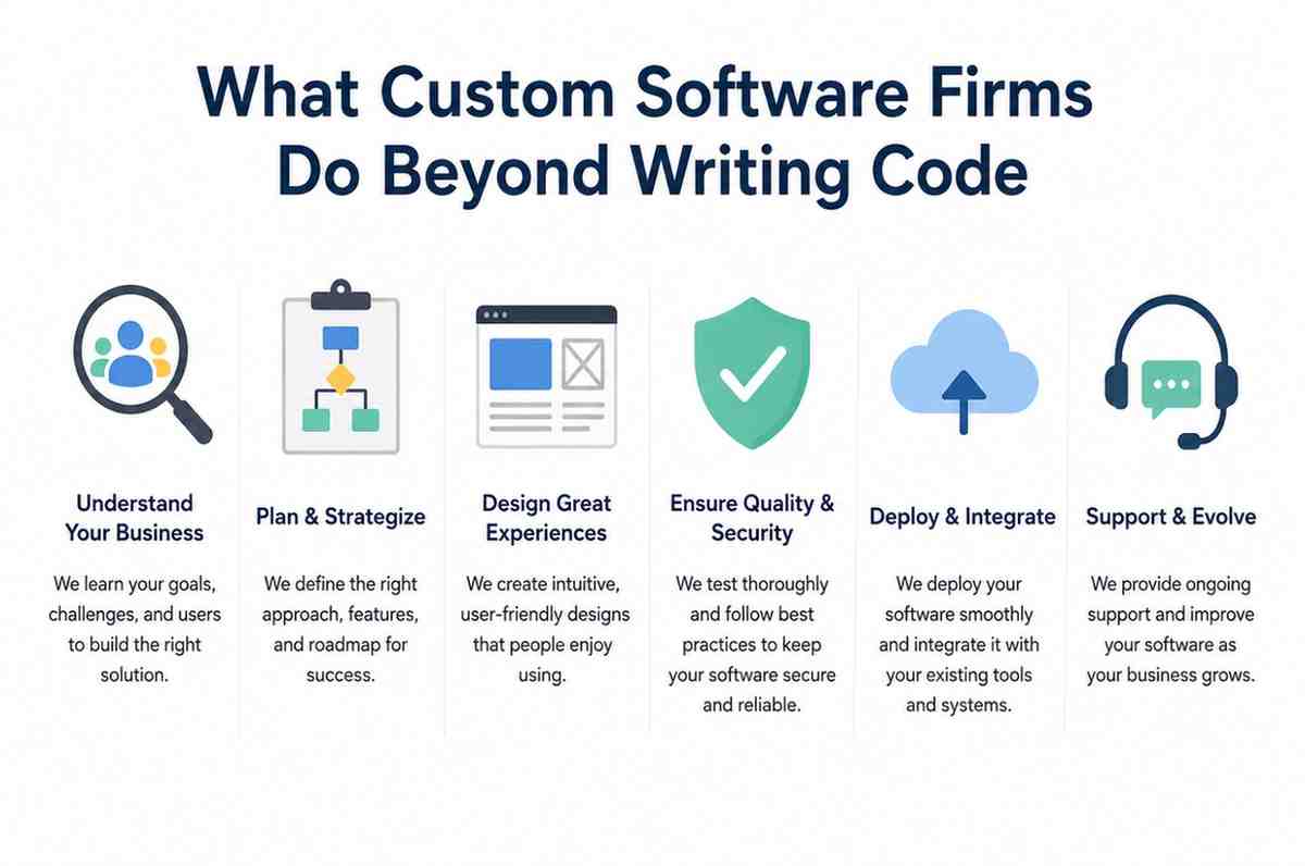 What Custom Software Firms Do Beyond Writing Code