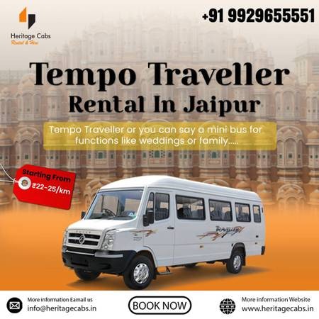 Jaipur Group Travel by Tempo Traveller