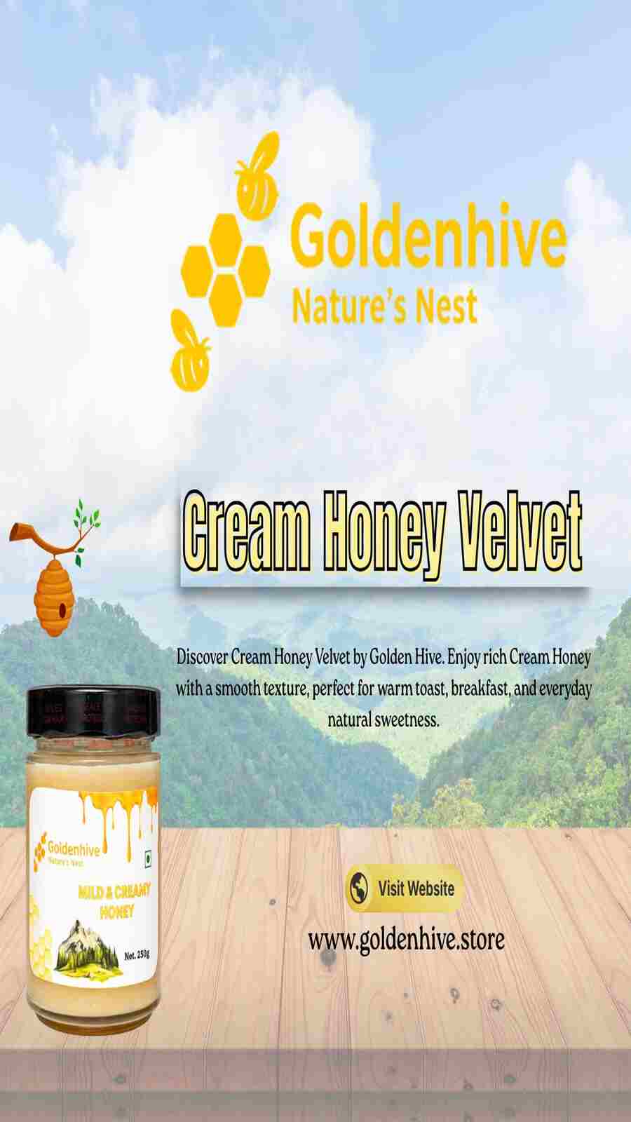 Cream Honey Velvet: Discover Smooth & Natural Sweetness