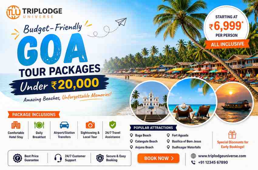 Budget-Friendly Goa Tour Packages Under ₹20,000