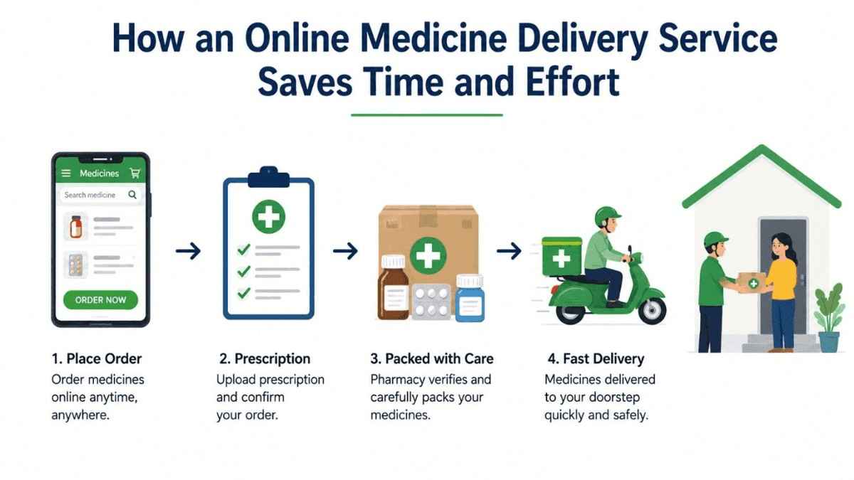 Online Medicine Delivery Service Saves Time and Effort
