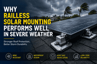 Railless Solar Mounting in Severe Weather