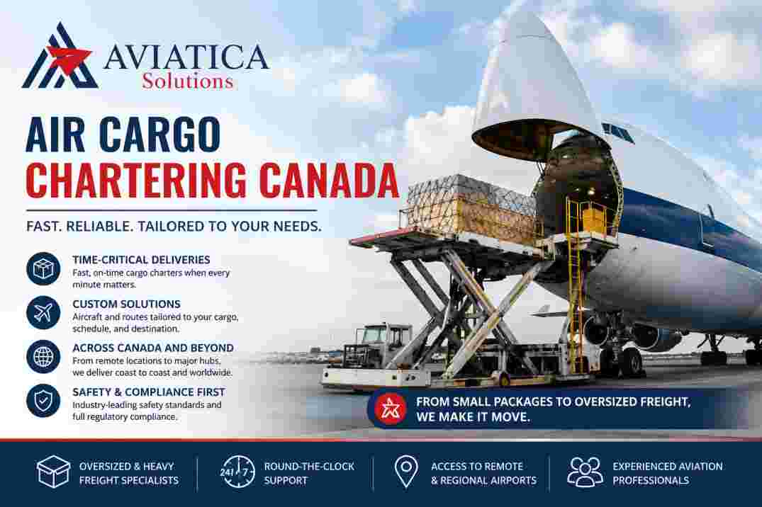 Air Cargo Chartering Canada: A Smarter Way