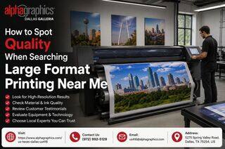 Spot Quality in Large Format Printing Near You