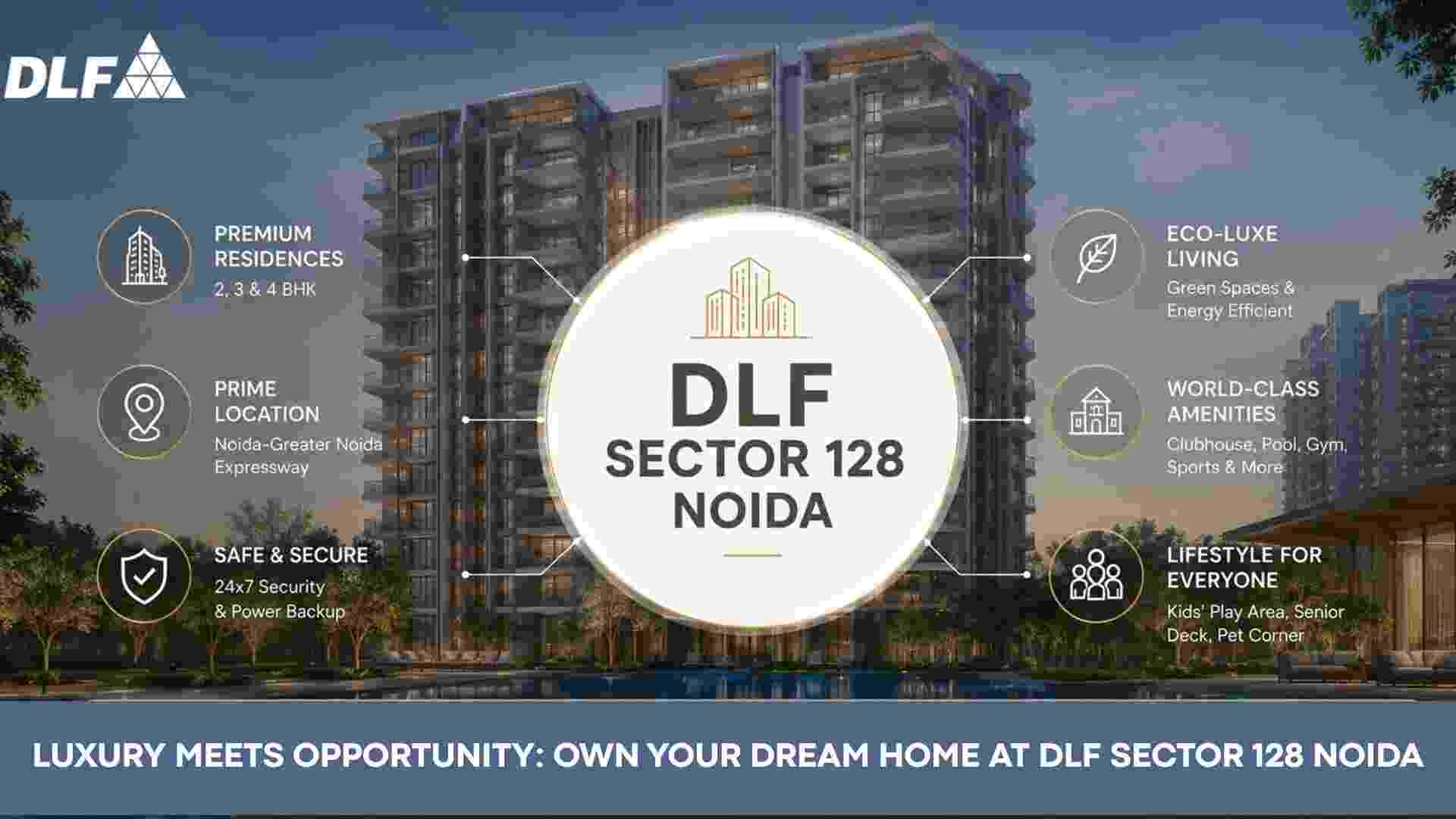 Why DLF Sector 128 Noida Is Perfect for NRIs & Families