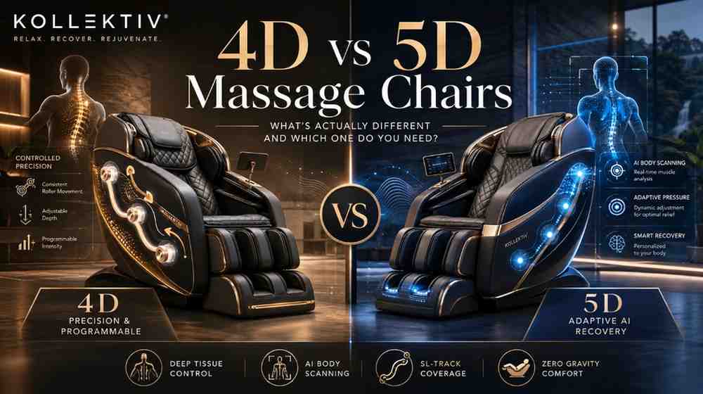 4D vs 5D Massage Chairs: Every Question Answered