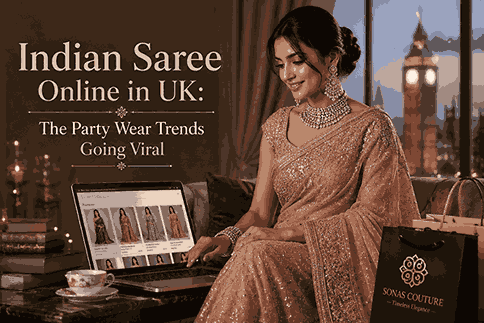 Indian Saree Online in UK: The Party Wear Trends
