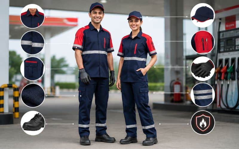 Essential Safety Features for Gas Station Staff Uniform