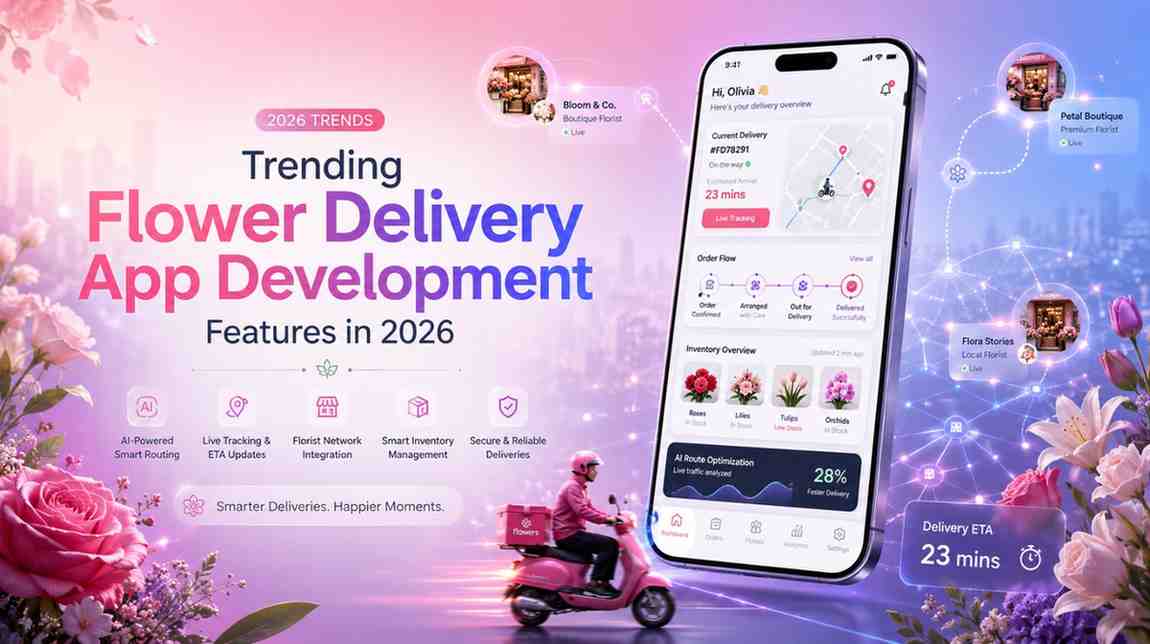 Trending Flower Delivery App Development Features