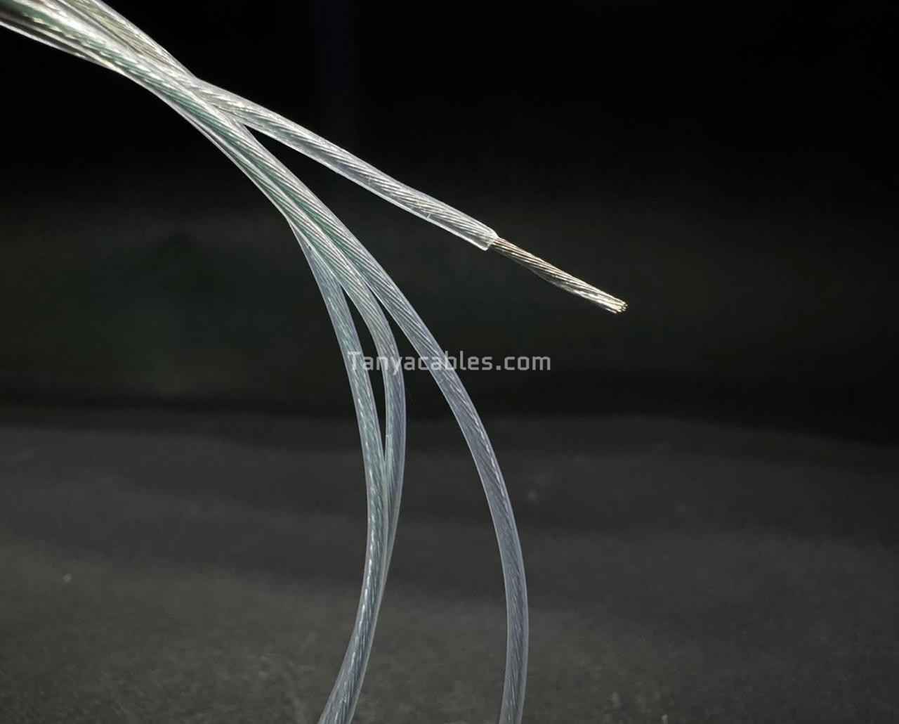 Extruded Teflon Wires Size chart