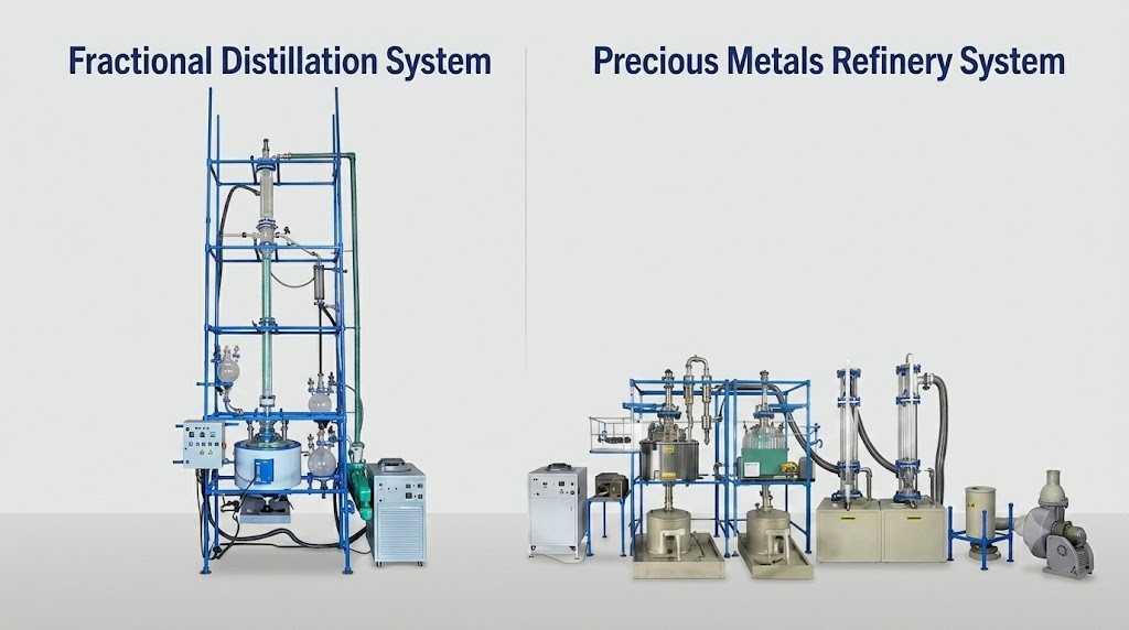 Fractional Distillation & Metal Refinery Systems