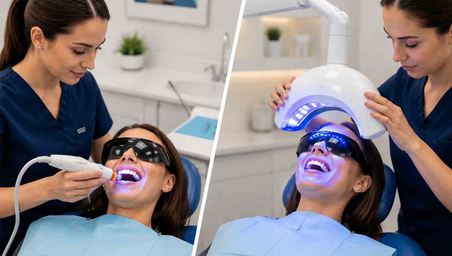 LED vs Laser Teeth Whitening: Key Differences