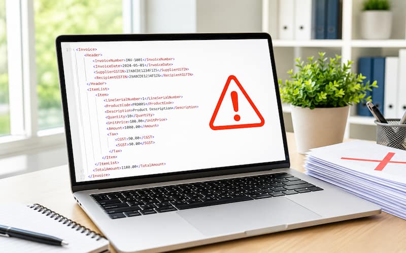 Why Saudi E-Invoice XML Fails Schema Validation