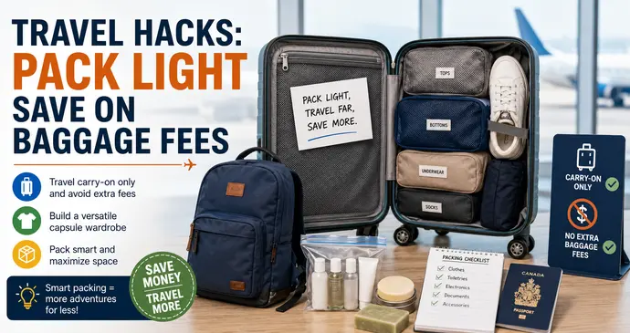 How to Pack Light and Save on Baggage Fees