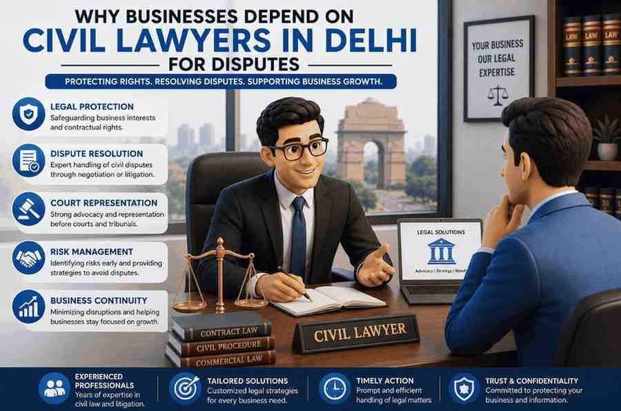 Why Delhi Businesses Rely on Civil Lawyers for Disputes