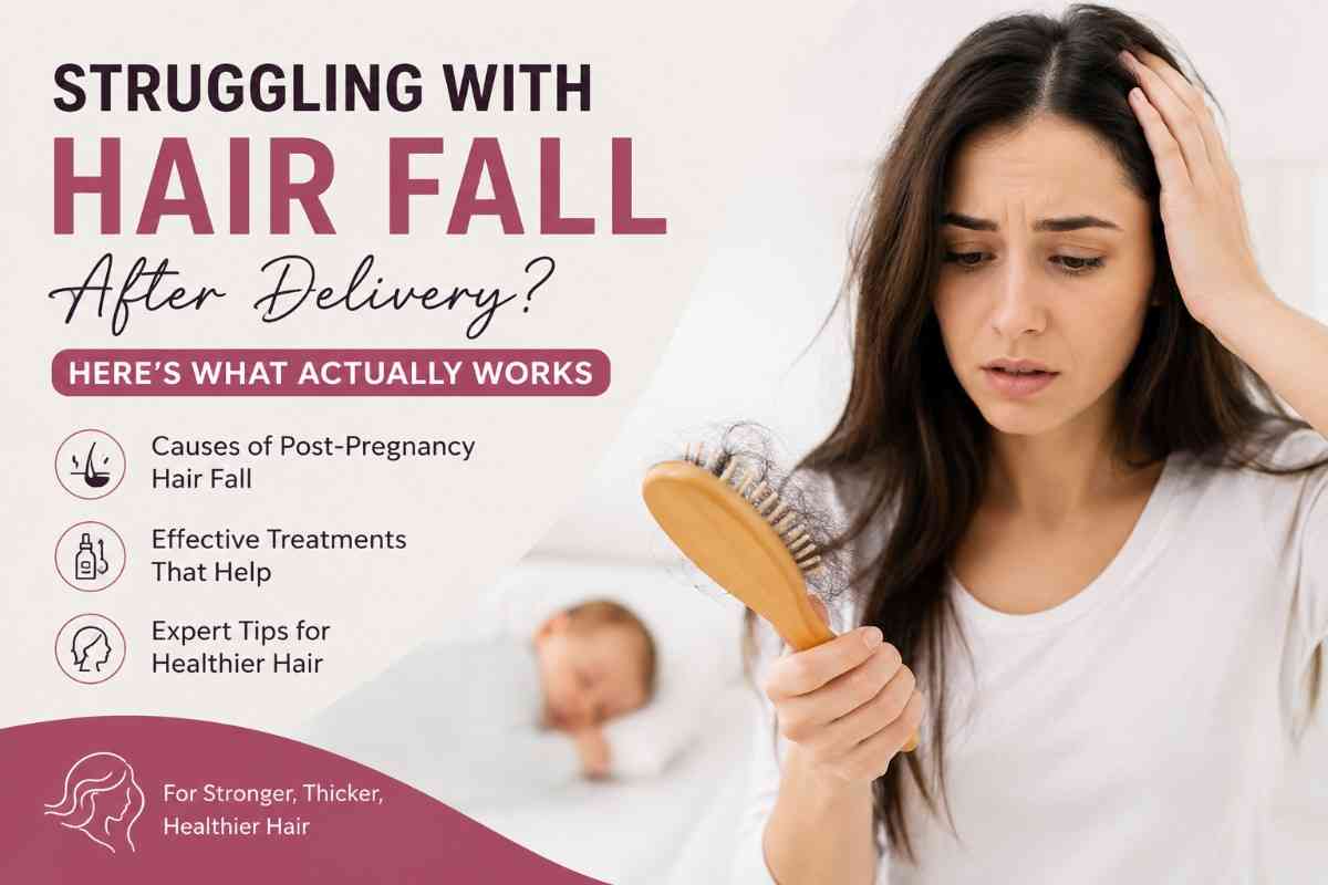 Struggling with Hair Fall After Delivery?