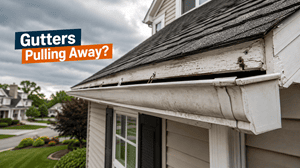 Signs Your Gutters Are Pulling Away From the House