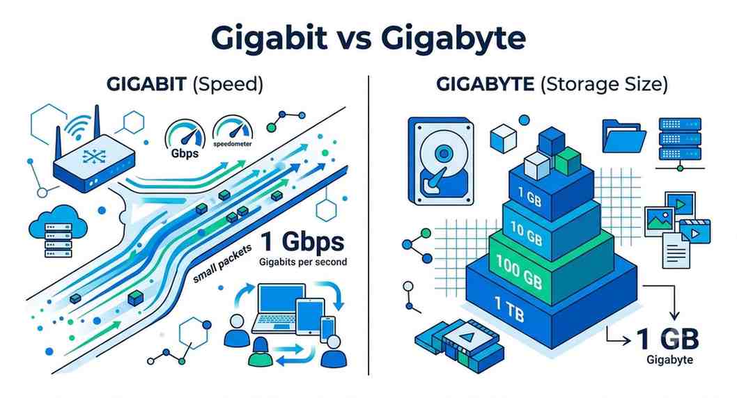 Gigabit vs Gigabyte: Which One Eats Up Your Data Plan?