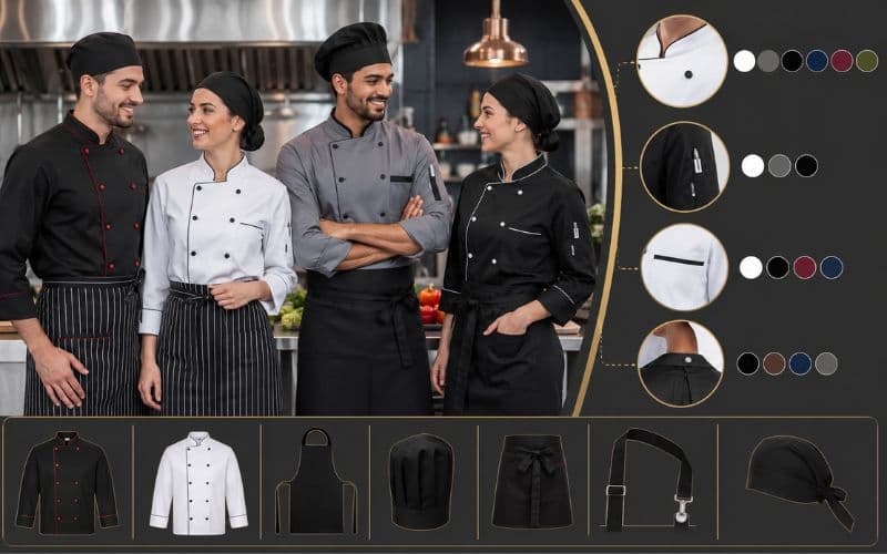 Best Customization Options for Kitchen Uniforms