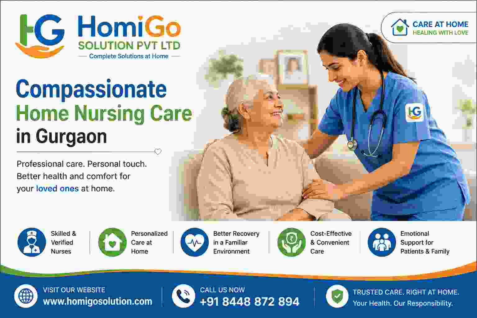 Compassionate Home Nursing Care in Gurgaon