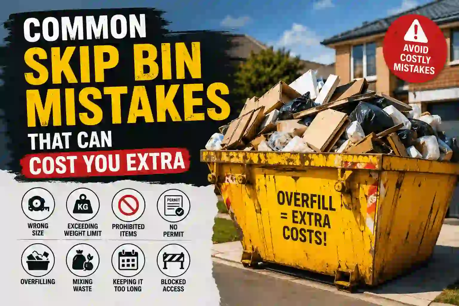Common Skip Bin Mistakes That Can Cost You Extra