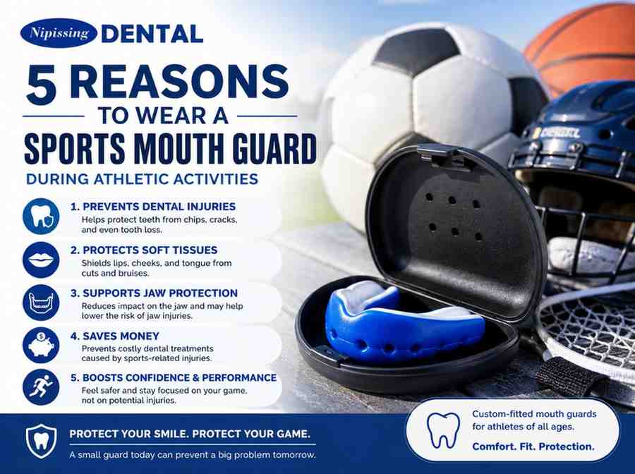 Top 5 Reasons to Wear a Sports Mouth Guard