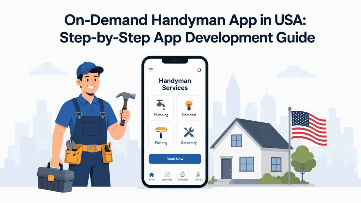 On-Demand Handyman App in USA: Step-by-Step App Guide