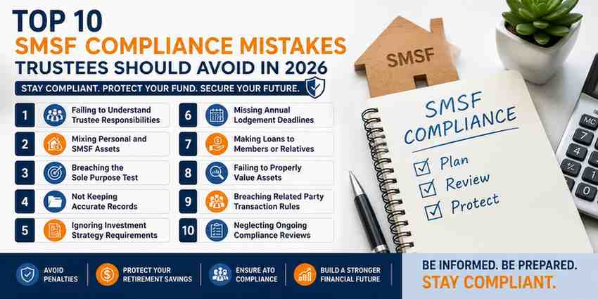 Top 10 SMSF Compliance Mistakes Trustees Should Avoid