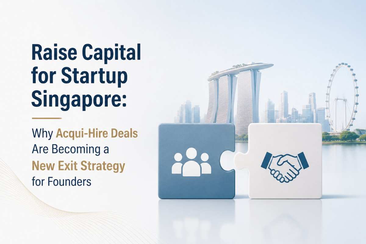 Raise Capital for Startup Singapore Through Acqui-Hires