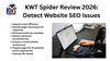 KWT Spider Review 2026: Detect Website SEO Issues