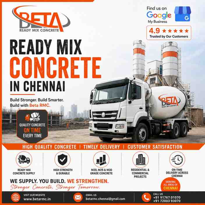 Ready Mix Concrete in Chennai