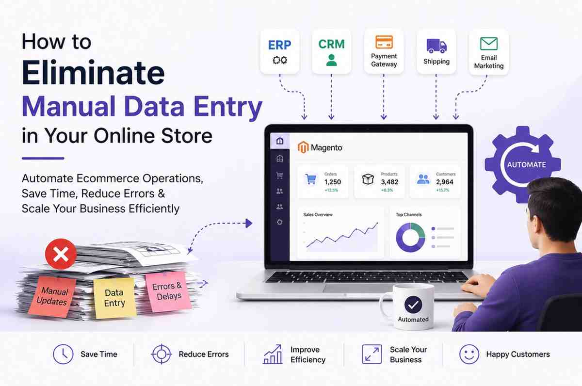 How to Eliminate Manual Data Entry in Your Online Store