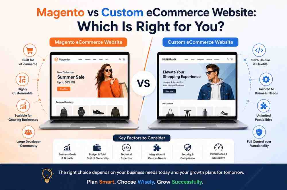Magento vs Custom eCommerce: Which to Choose?