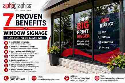 7 Benefits of Window Signage