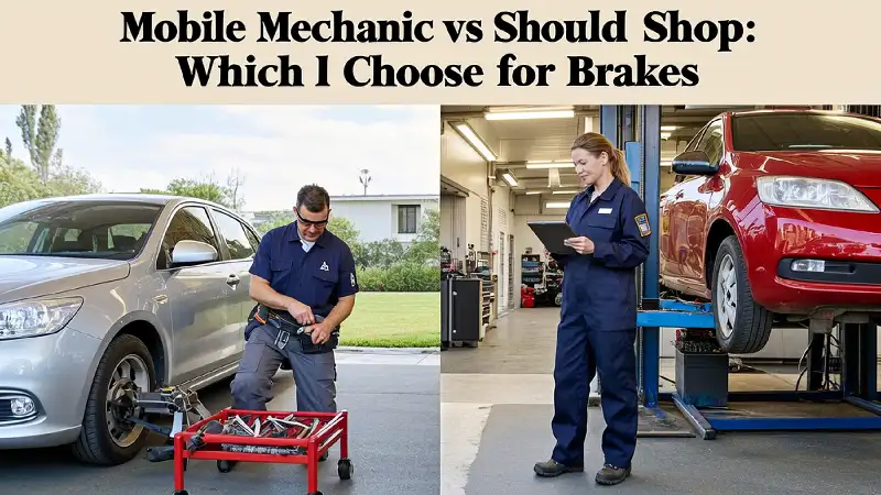 Mobile Mechanic vs Shop Brake Service Which to Choose A