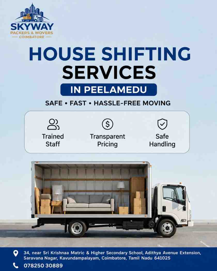 House Shifting Services in Peelamedu