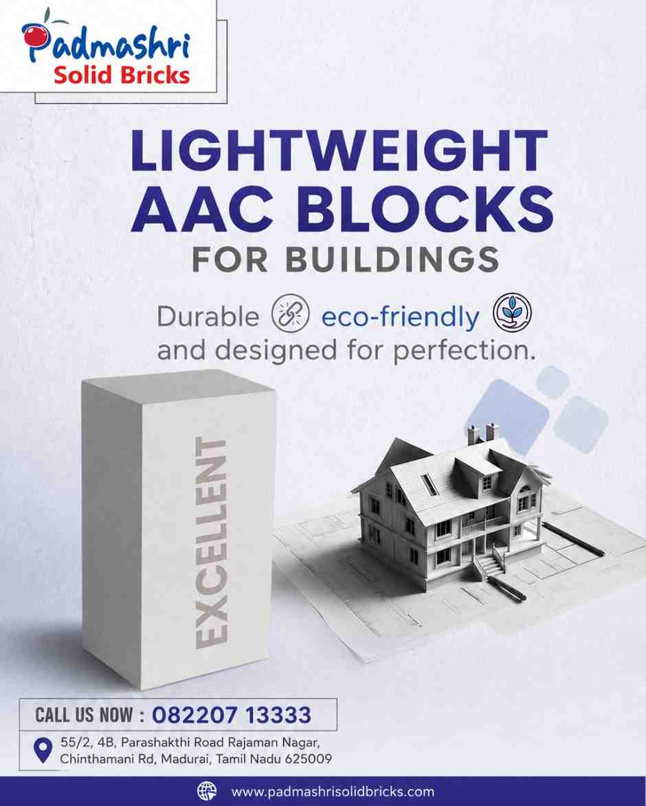 Lightweight AAC Blocks for Buildings