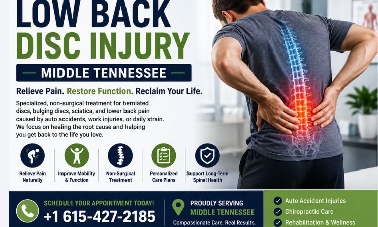 Low Back Disc Injury Treatment in Middle Tennessee | Pain Relief Experts