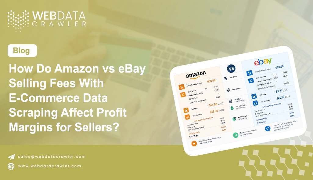 Amazon vs eBay Selling Fees Scraping