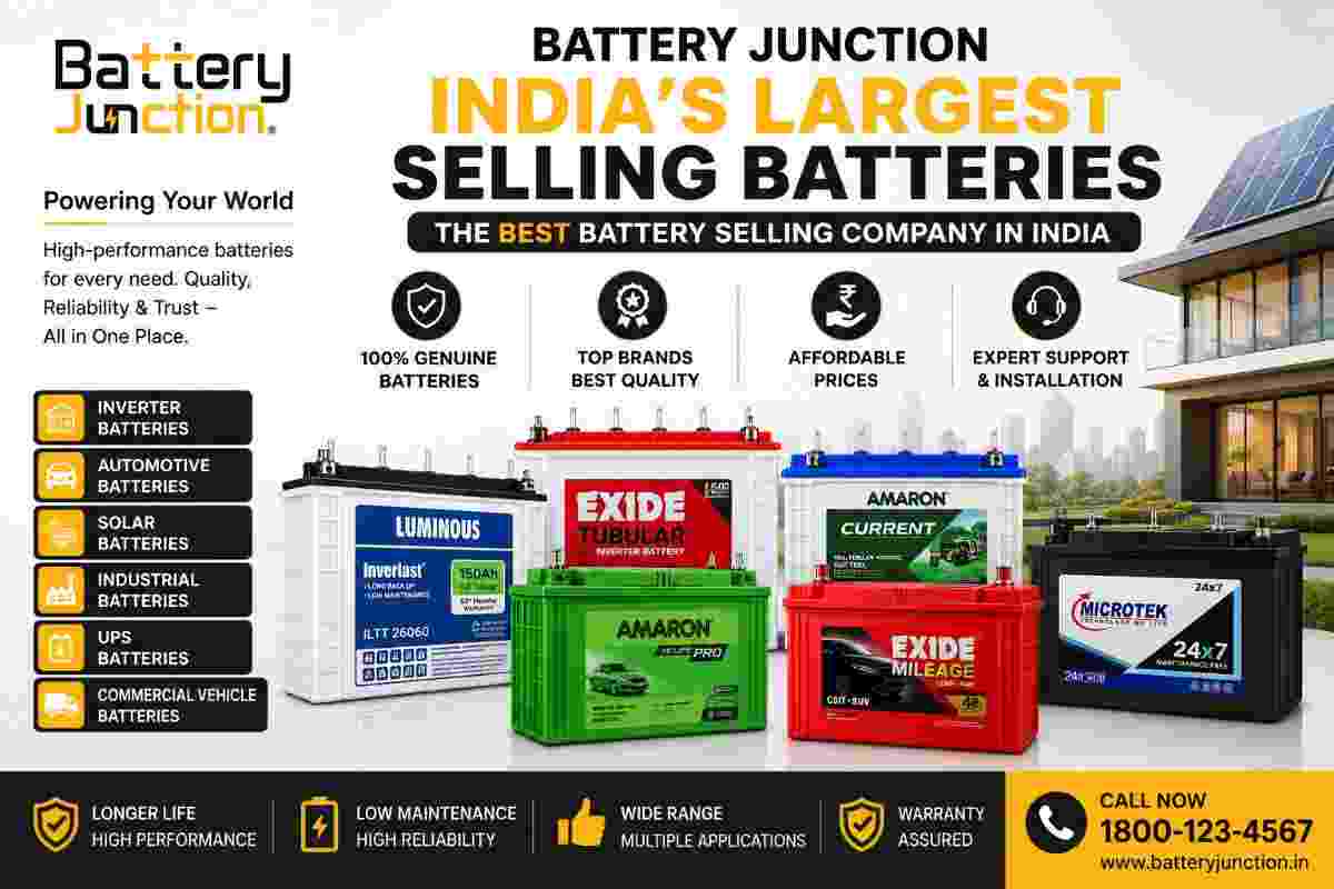 Battery Junction – India’s Largest Selling Batteries