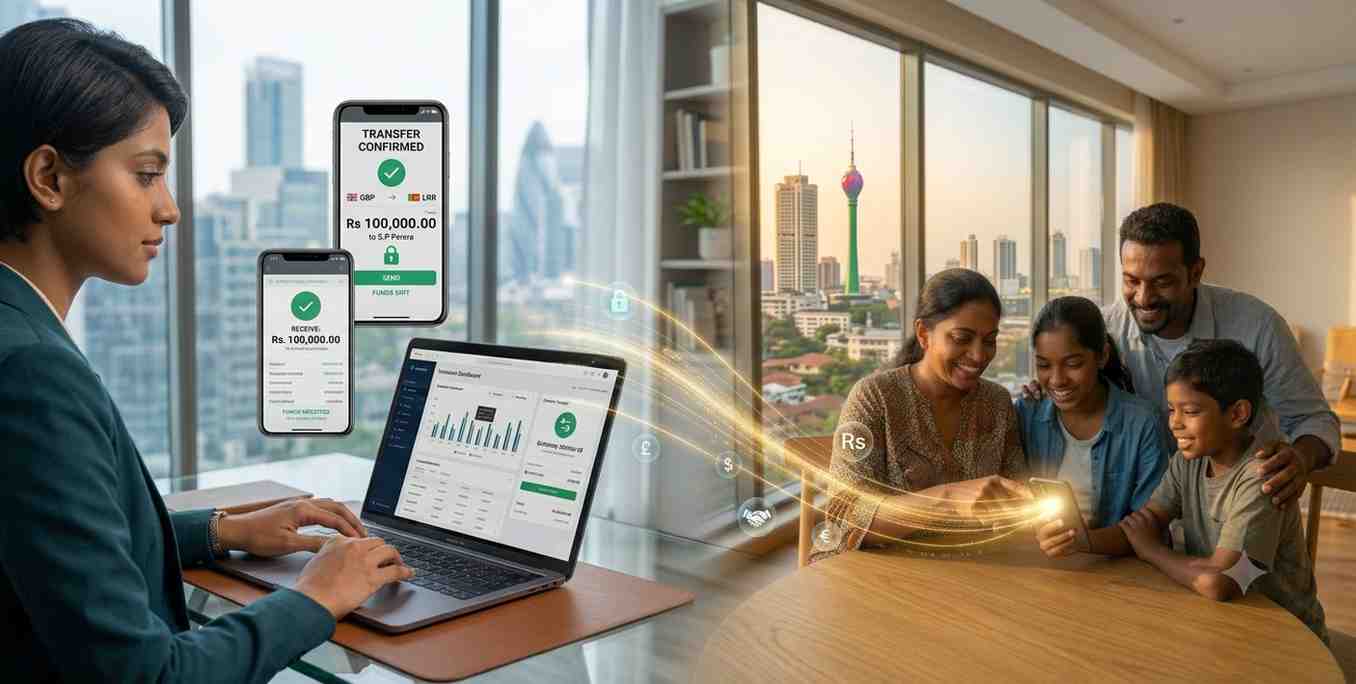 Send Money to Sri Lanka:  International Money Transfers