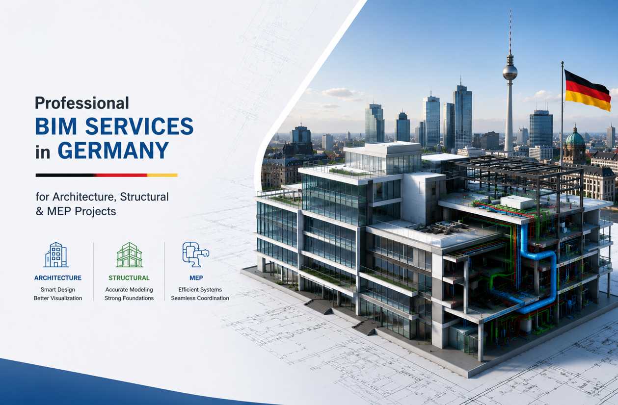Professional BIM Services in Germany for Architecture, Structural & MEP Projects