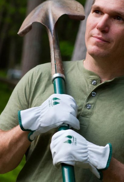 Men’s Leather Garden Gloves