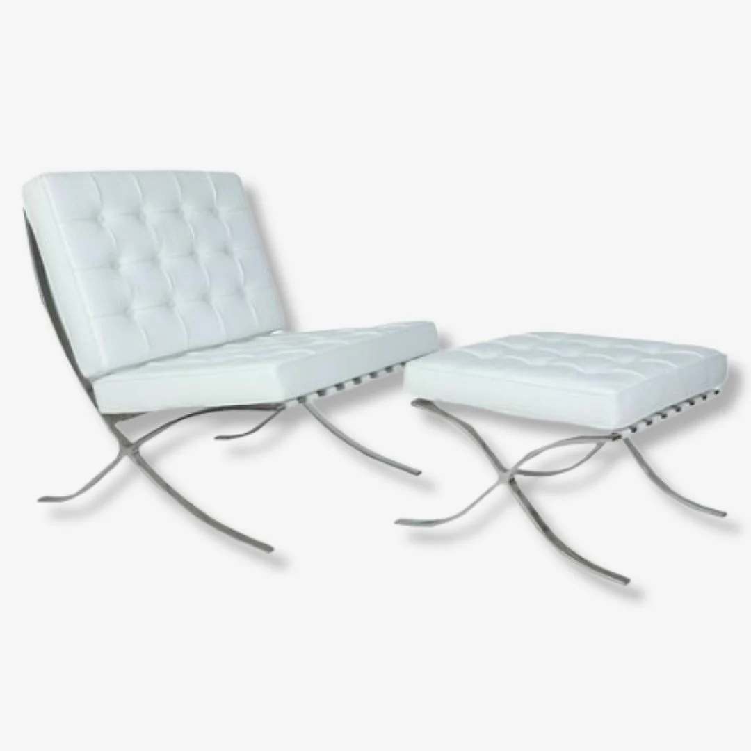 Barcelona Chair Original – Premium Leather Designer Chair