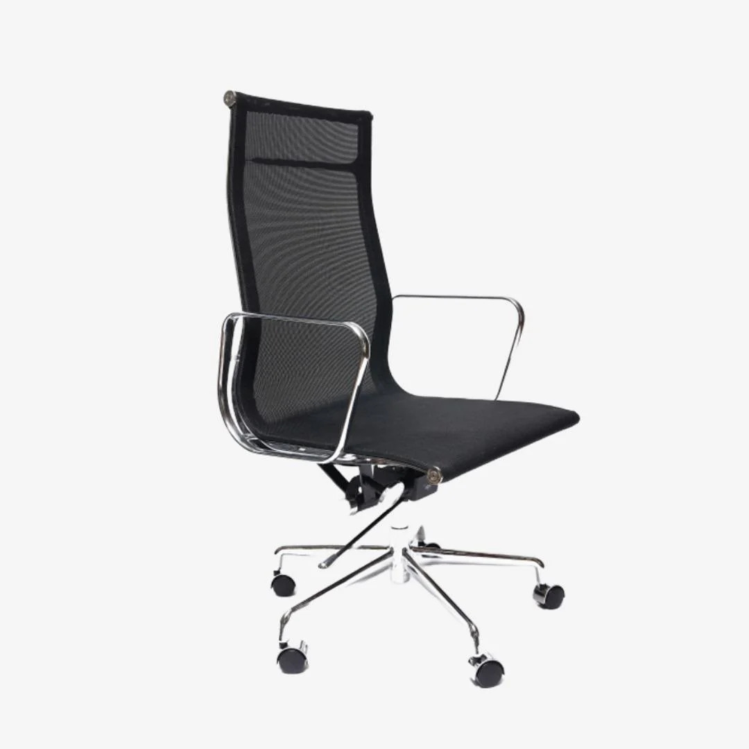 Why Pick Furnish Meister Eames Mesh Chair Black High Back Design?