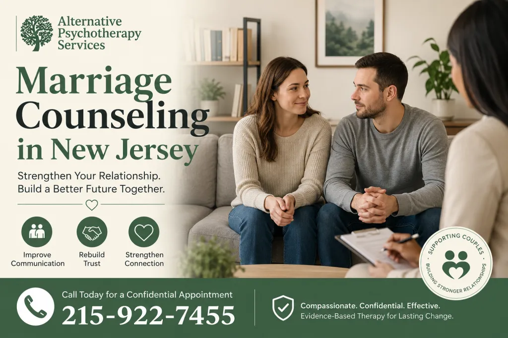 Trusted Marriage Counseling in New Jersey for Stronger Relationships